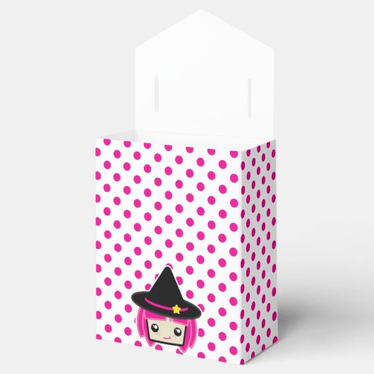Kawaii Roze Witch Gift Box Bedankdoosjes (Geopend)