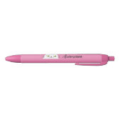 Kawaii Roze Zwarte Inkt Pen (Bodem)