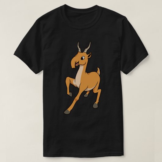 Kawaii Saiga-antilope T-shirt (Design voorkant)