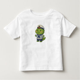 Kawaii Sailor Dinosaur – Cute Dino Jobs Kinder Shirts