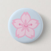 Kawaii Sakura Cherry Blossom Flower Ronde Button 5,7 Cm (Voorkant)