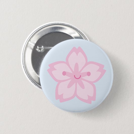 Kawaii Sakura Cherry Blossom Flower Ronde Button 5,7 Cm (Voorkant /achterkant)