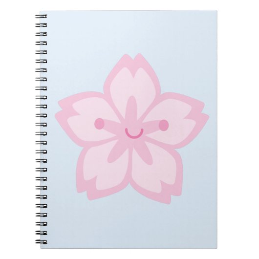 Kawaii Sakura Kersenbloesem Bloem Notitieboek (Voorkant)