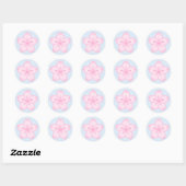 Kawaii Sakura Kersenbloesem Bloem Ronde Sticker (Vel)