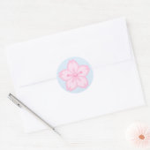 Kawaii Sakura Kersenbloesem Bloem Ronde Sticker (Envelop)