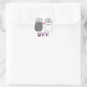 Kawaii Salt n Pepper BFF Ronde Sticker (Tas)