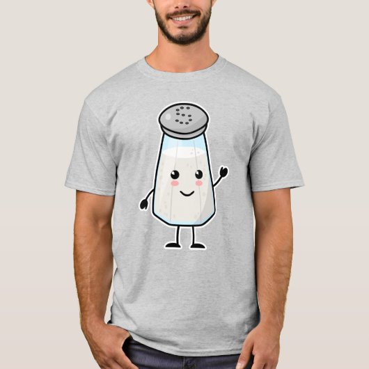Kawaii Salt Shaker: BFF's of paren T-shirt (Voorkant)