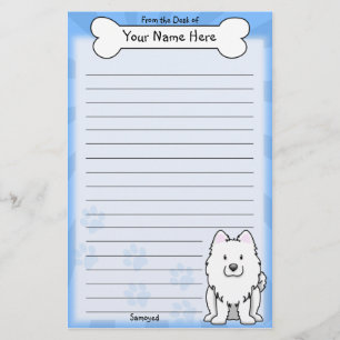 Kawaii Samoyed Stationery Briefpapier