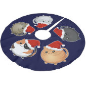 Kawaii Santa cats Kerstboom Rok (Gekanteld)