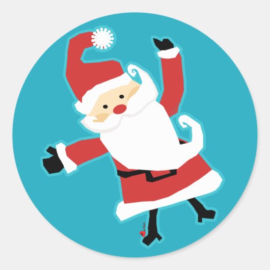 Kawaii Santa Stickers (Voorkant)
