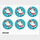 Kawaii Santa Stickers (Vel)