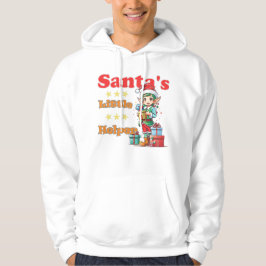 Kawaii Santa's kleine helper voor hem Hoodie
