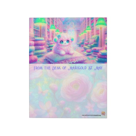 Kawaii Schaap Notitieblok (Linkerzijde)