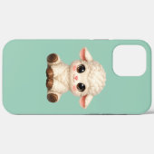 Kawaii Schaap Zit Gelukkig Met Zoete Case-Mate iPhone Case (Achterkant (horizontaal))
