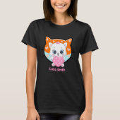 Kawaii schattig kitten kat mam cadeau t-shirt (Voorkant)