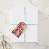 Kawaii schattig meisje met ijsjes    cadeaulabel (Met Touw)