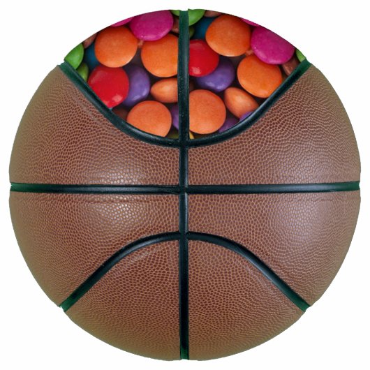 kawaii schattig snoepgoed van regenboogkleuren cho basketbal (Rechts)
