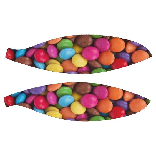 kawaii schattig snoepgoed van regenboogkleuren cho basketbal (Panelen)