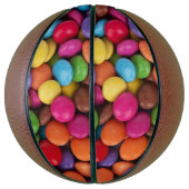 kawaii schattig snoepgoed van regenboogkleuren cho basketbal (Verticaal)