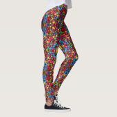 kawaii schattig snoepgoed van regenboogkleuren cho leggings (Rechts)