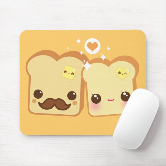 Kawaii schattig stel muismat (Met muis)