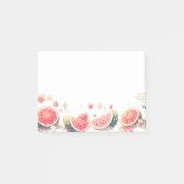 Kawaii, Schattige, Anime Watermelon Design Post-it® Notes (Voorkant)