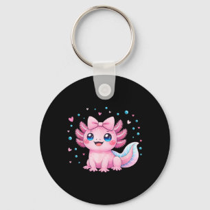 Kawaii Schattige Axolotl Coquette Boog Vrouwen Mei Sleutelhanger