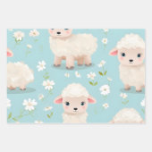 Kawaii Schattige Baby Sheep Inpakpapier Vel (Voorkant 2)