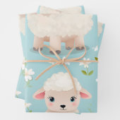 Kawaii Schattige Baby Sheep Inpakpapier Vel (In situ)