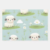Kawaii Schattige Baby Sheep Inpakpapier Vel (Voorkant 2)