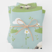 Kawaii Schattige Baby Sheep Inpakpapier Vel (In situ)