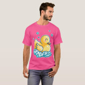 Kawaii Schattige Bad Rubber Duck T-shirt (Voorkant volledig)