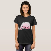 Kawaii Schattige Blobvis T-shirt (Voorkant volledig)