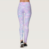 Kawaii Schattige Boho Swirly Pastel Katoen Snoep M Leggings (Achterkant)
