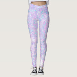Kawaii Schattige Boho Swirly Pastel Katoen Snoep M Leggings