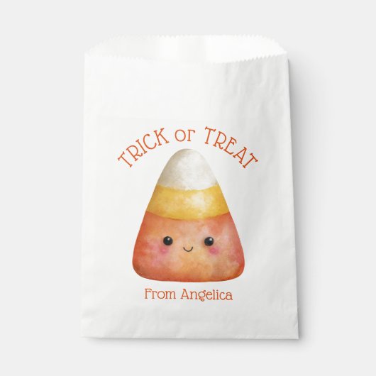 Kawaii Schattige Candy Corn Kinder Halloween Bedankzakje (Voorkant)