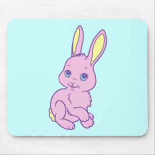 Kawaii Schattige Cartoon Konijn Konijn Muismat