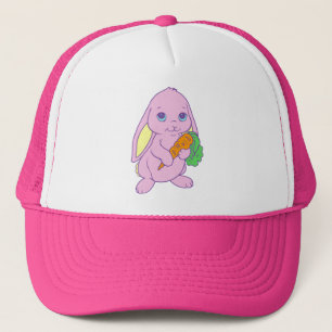 Kawaii Schattige Cartoon Konijn Konijn Wortel Trucker Pet