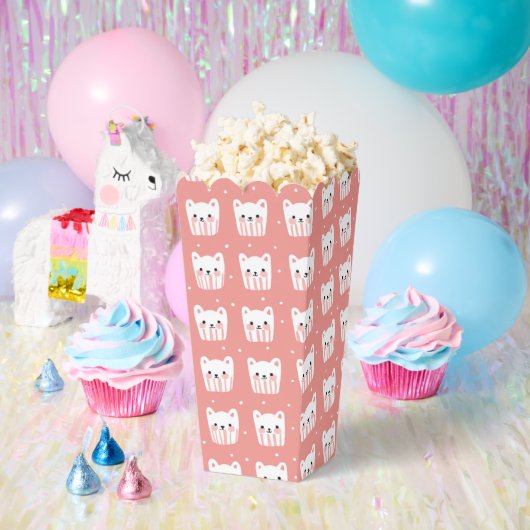 Kawaii Schattige Cats Pattern Pink Whimsical Popco Bedankdoosjes (Feest)
