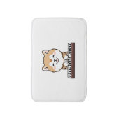 Kawaii Schattige Dog Playing Piano Keyboard Badmat (Voorkant Verticaal)