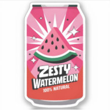 Kawaii Schattige Fun Fruity Watermeloen Juice Drin