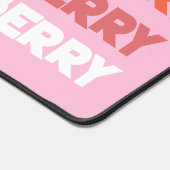 Kawaii Schattige Happy Strawberry Pop Stijl Bureaumat (Hoek)