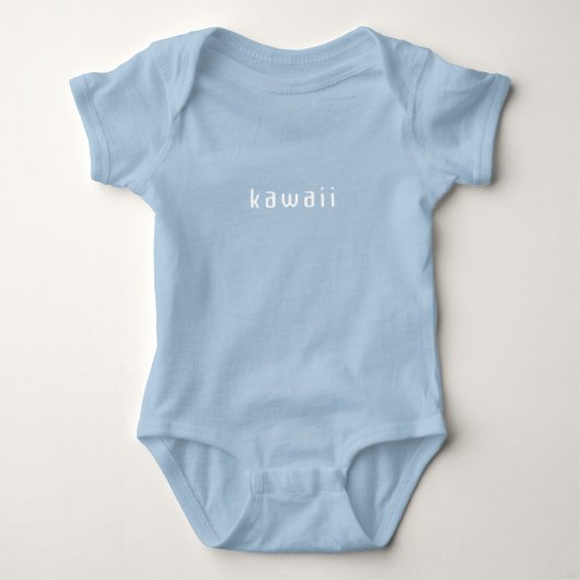 Kawaii Schattige in japans blauw baby boy Romper (Voorkant)