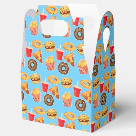 Kawaii Schattige junkfood Bedankdoosjes (Geopend)