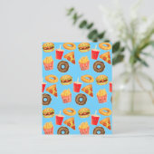 Kawaii Schattige junkfood Briefkaart (Staand voorkant)