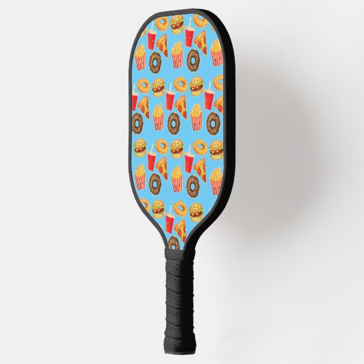 Kawaii Schattige junkfood Pickleball Paddle (Links)