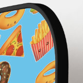 Kawaii Schattige junkfood Pickleball Paddle (Links Detail)