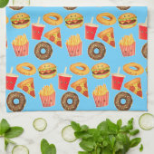 Kawaii Schattige junkfood Theedoek (Gevouwen)