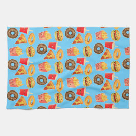 Kawaii Schattige junkfood Theedoek