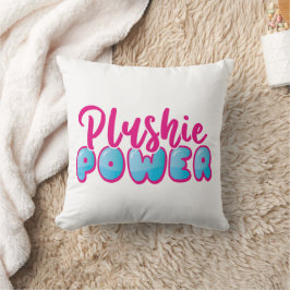 Kawaii Schattige Roze Blauw Plushie Power Kussen